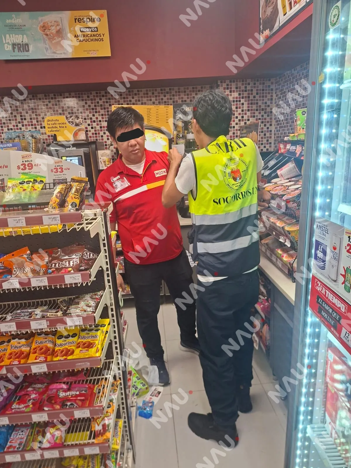 Cliente agrede a empleado de tienda de conveniencia tras discusión por el tiempo de espera en Tapachula