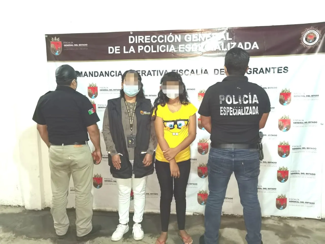 Rescata FGE a migrante adolescente no acompañada en Tapachula