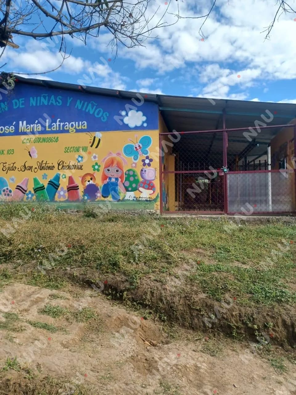 Denuncian cierre de preescolar en ejido San Antonio Chicharras por conflicto interno