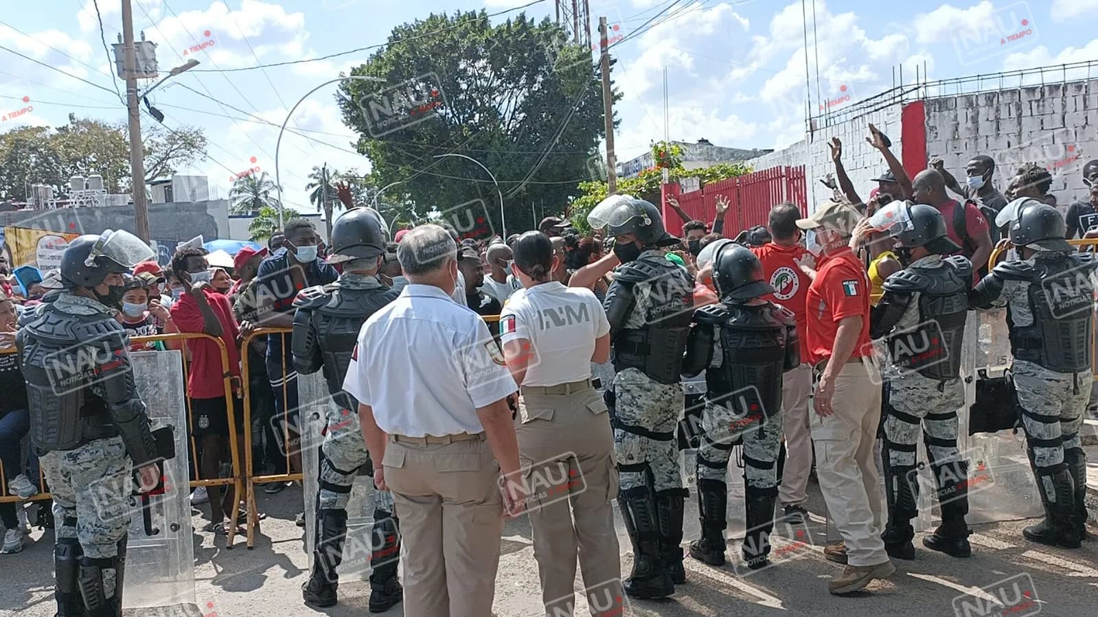 Las protestas de migrantes en Tapachula afectan a la ciudadanía