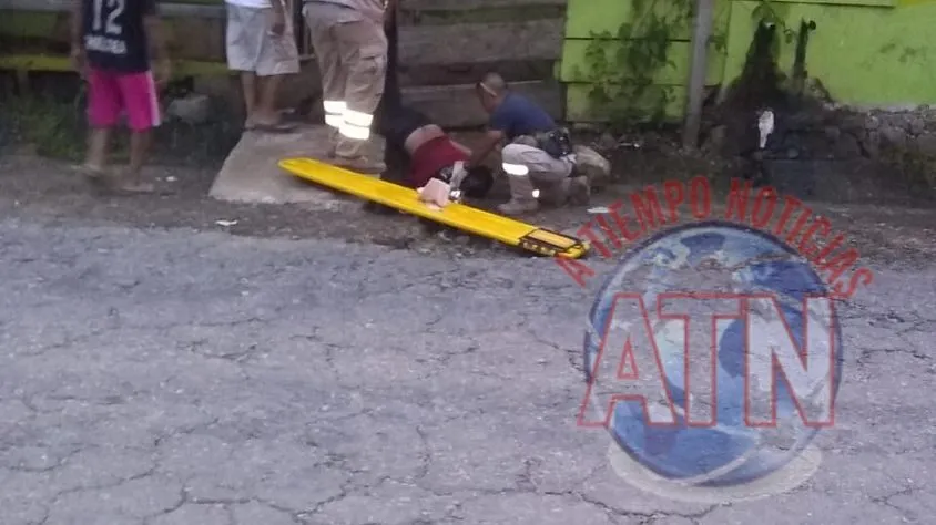Lo lesionaron de la cara en la zona alta