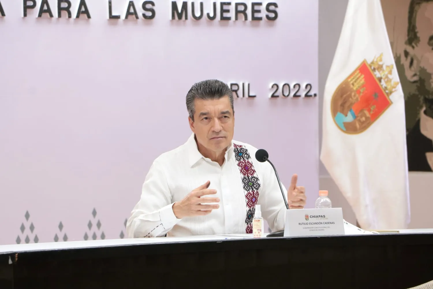 Encabeza Rutilio Escandón instalación de la Mesa Interinstitucional de Acceso a la Justicia para las Mujeres