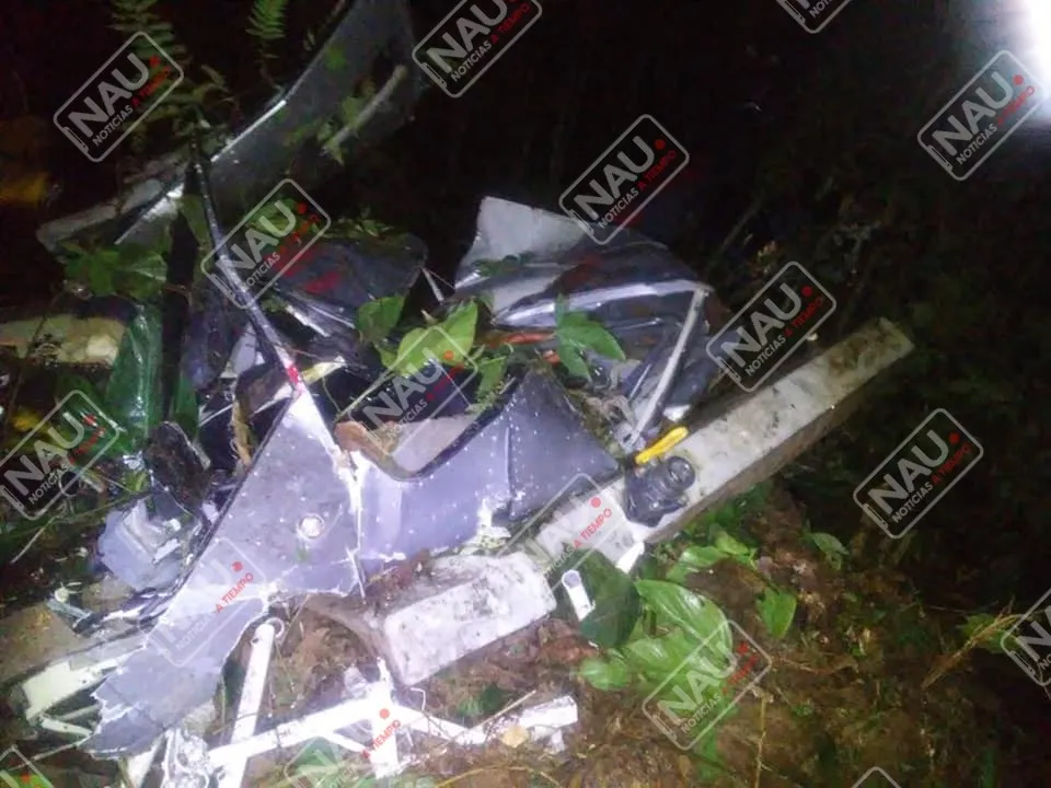 Rescatan el cuerpo del piloto que falleció al desplomarse un helicóptero