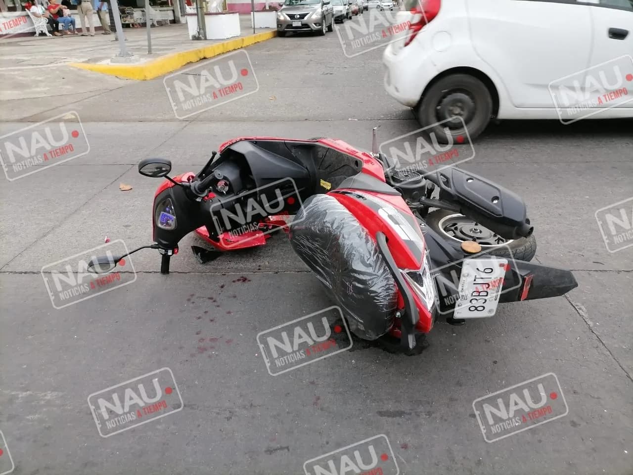 Motociclista lesionado al ser impactado por conductor de vehículo que se dio a la fuga