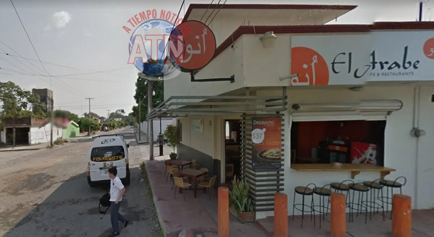 En el restaurante Tacos Árabes delincuente lesionó a médico en asalto