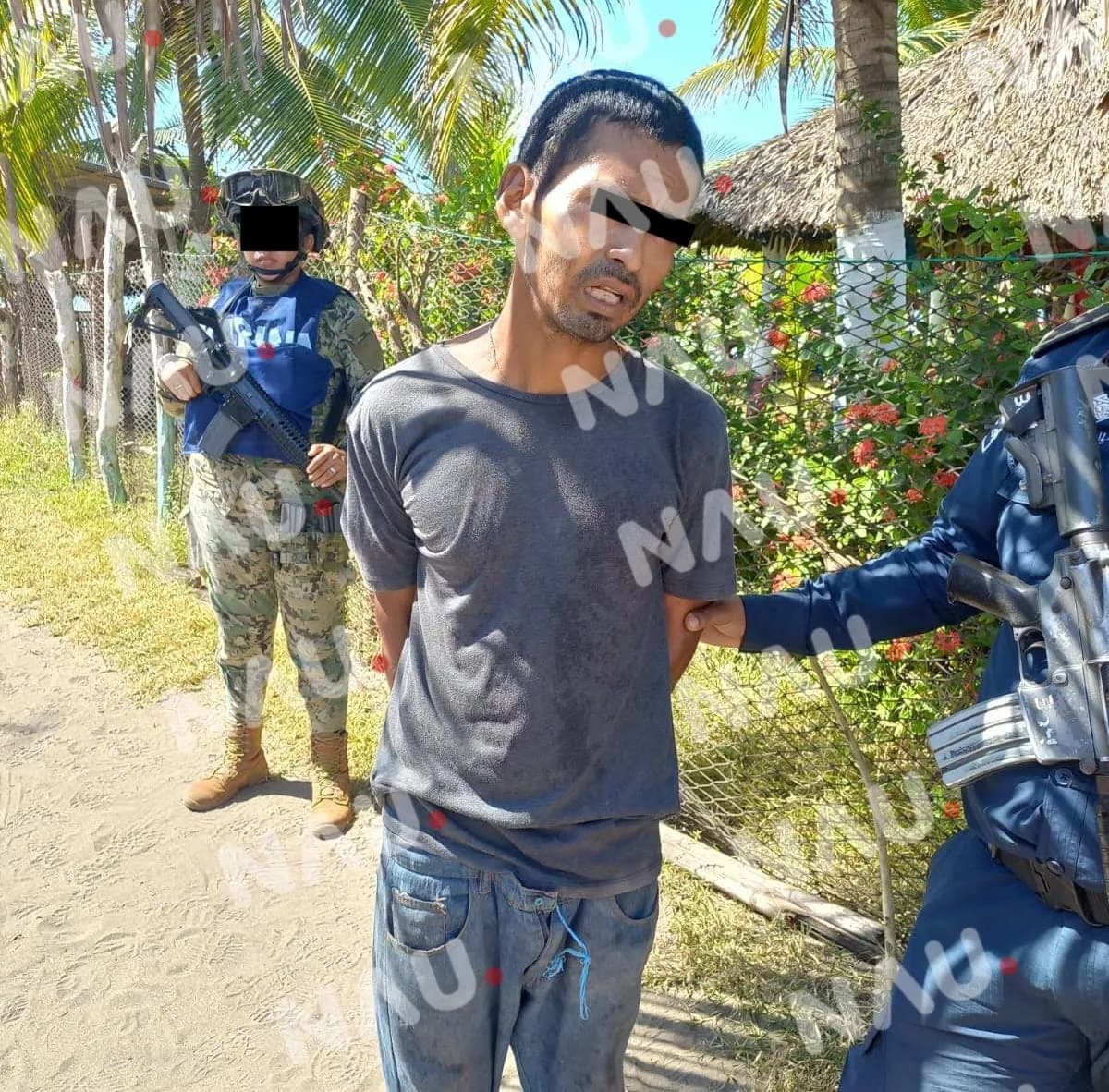 Riña deja un detenido y un herido .