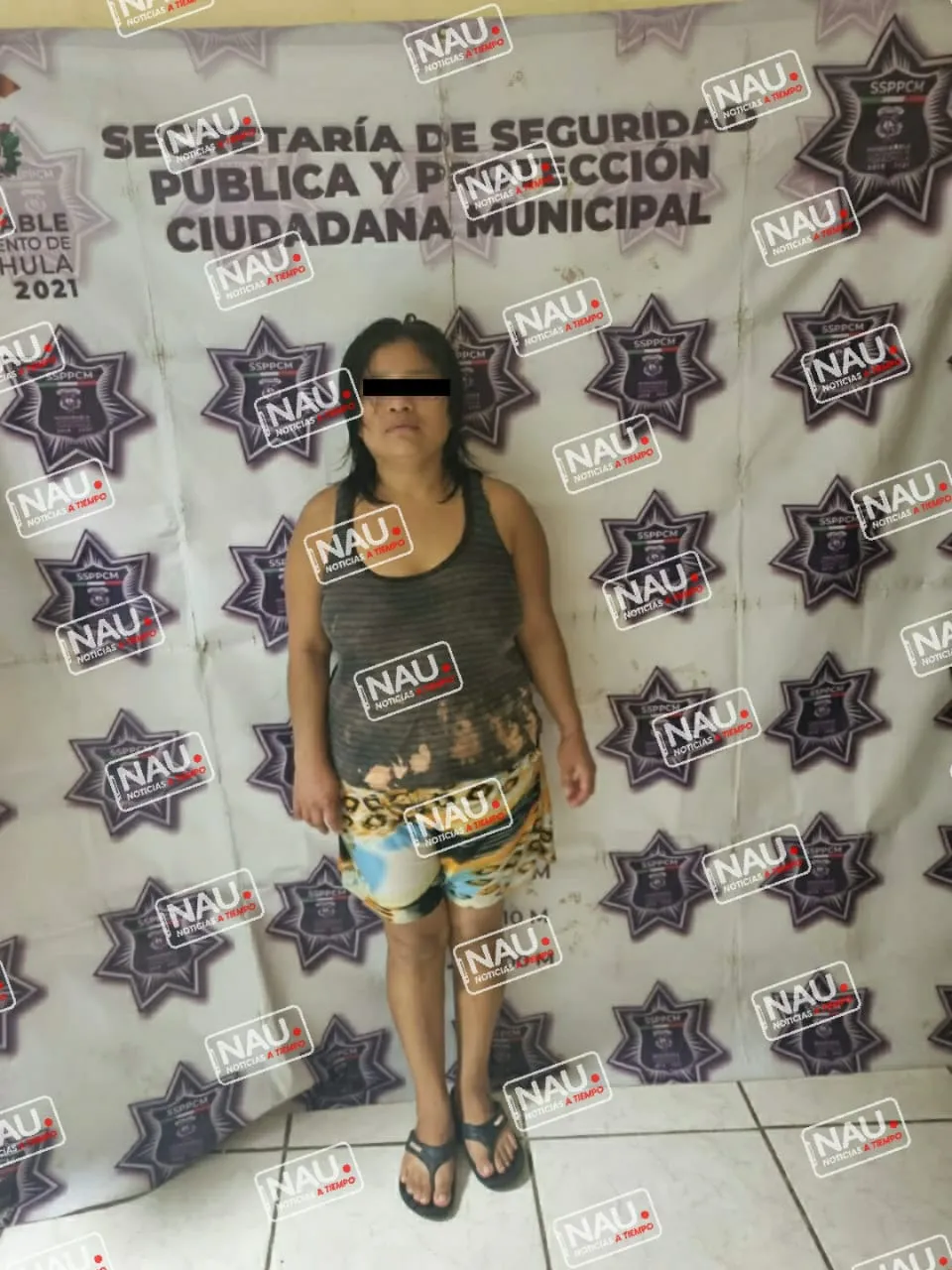 Guatemalteca fue detenida por lesiones.