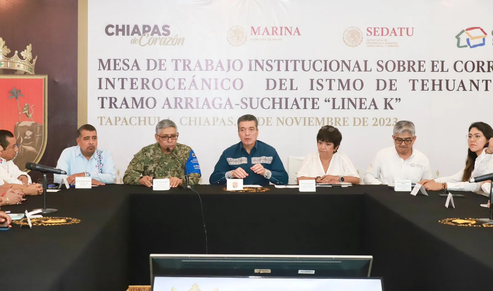 Participa Rutilio Escandón en Mesa de Trabajo sobre Línea K del Corredor Interoceánico del Istmo de Tehuantepec