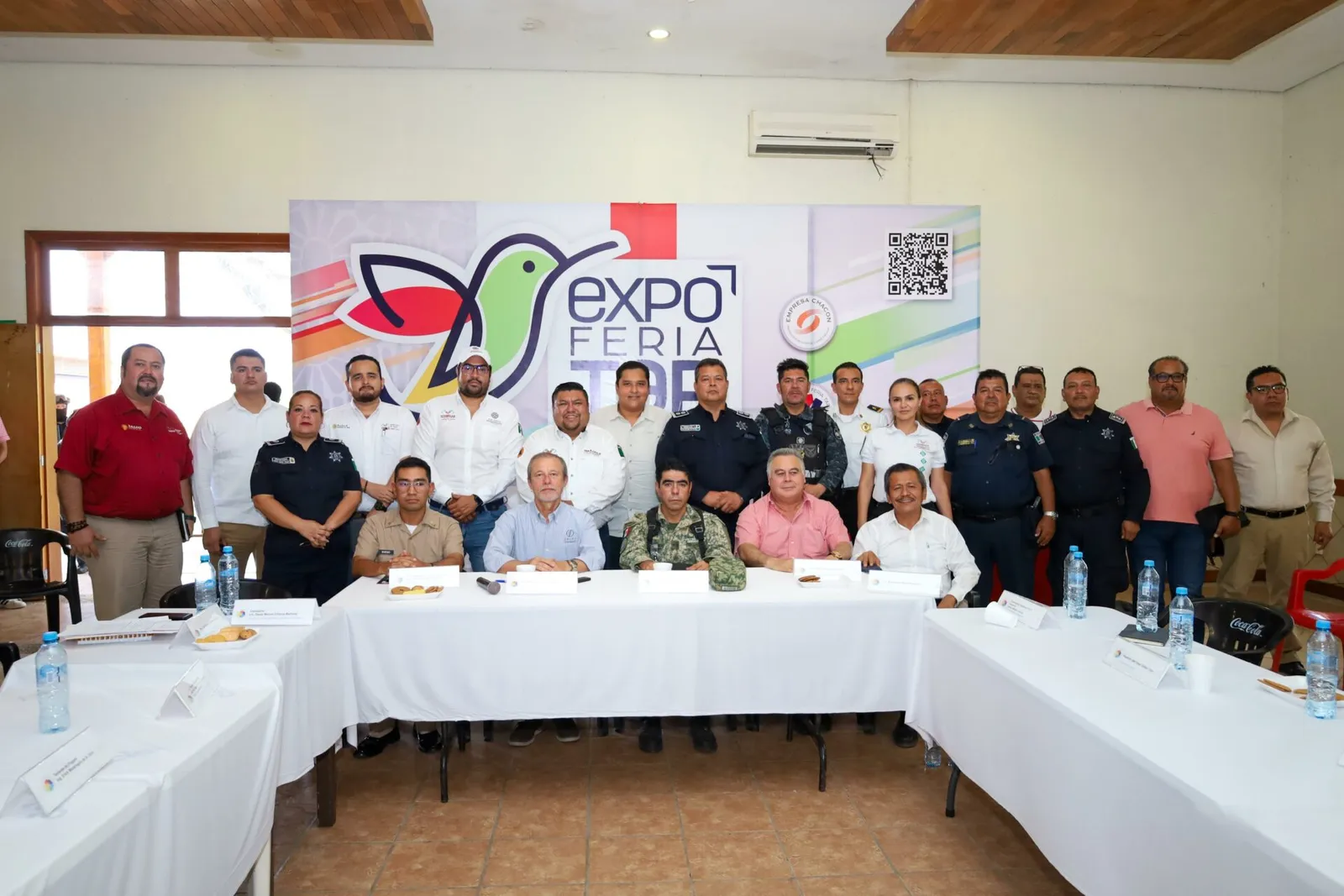 SOSTIENEN REUNIÓN DIRECTIVOS EXPO FERIA Y AUTORIDADES DE SEGURIDAD