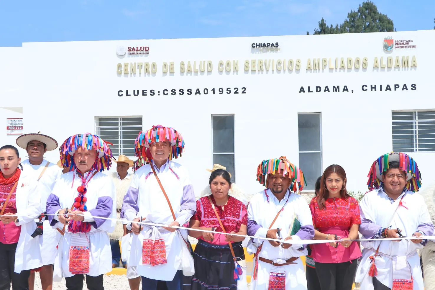 En Aldama, inaugura Rutilio Escandón reconversión del Centro de Salud con Servicios Ampliados