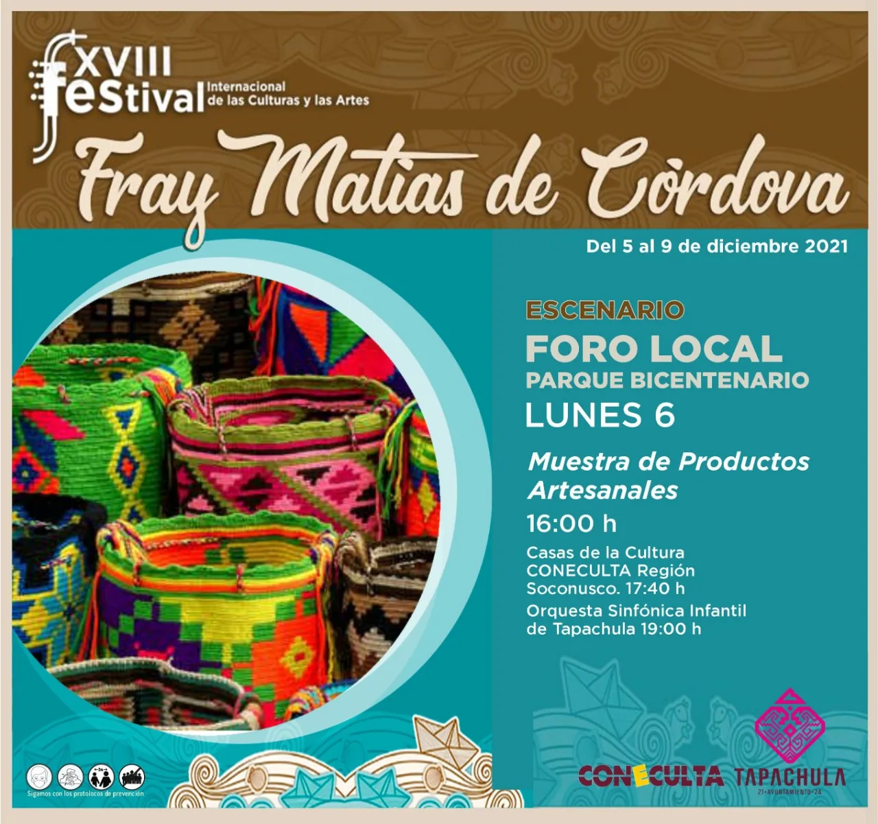 DIVERSAS ACTIVIDADES SE PRESENTAN ESTE LUNES EN EL FESTIVAL CULTURAL “FRAY MATÍAS DE CÓRDOVA”