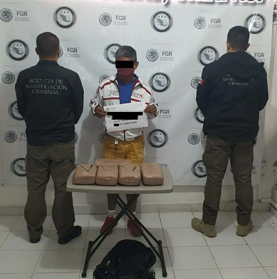 INICIA LA FGR INVESTIGACIÓN POR EL ASEGURAMIENTO DE CINCO KILOS DE MARIHUANA EN CHIAPAS