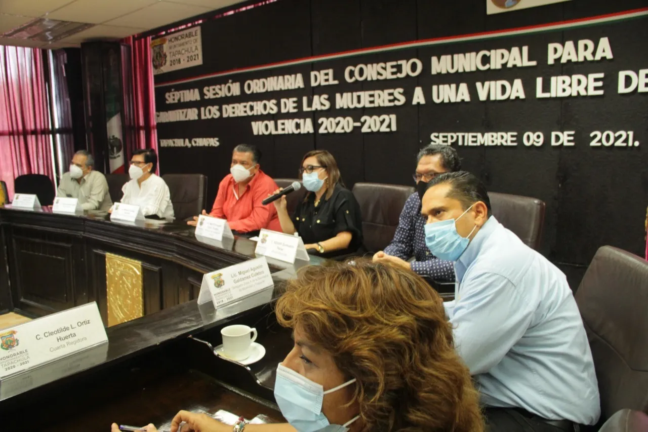 COORDINAN ACCIONES PARA GARANTIZAR LOS DERECHOS DE LAS MUJERES A UNA VIDA LIBRE DE VIOLENCIA EN TAPACHULA