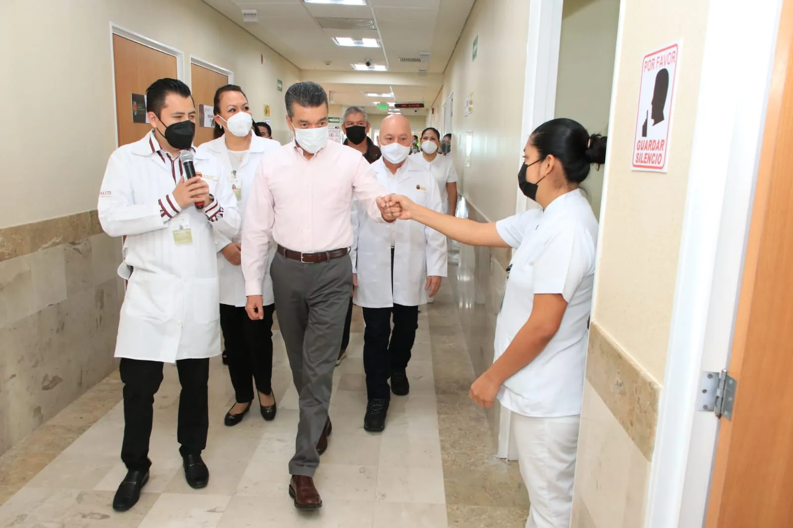 Inaugura Rutilio Escandón ampliación a 63 camas del Área de Medicina Interna del Hospital “Dr. Gilberto Gómez Maza”