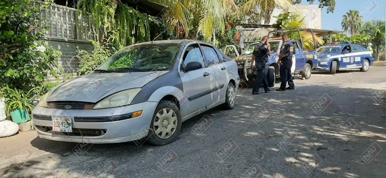 Motociclista lesionado en choque contra un automóvil