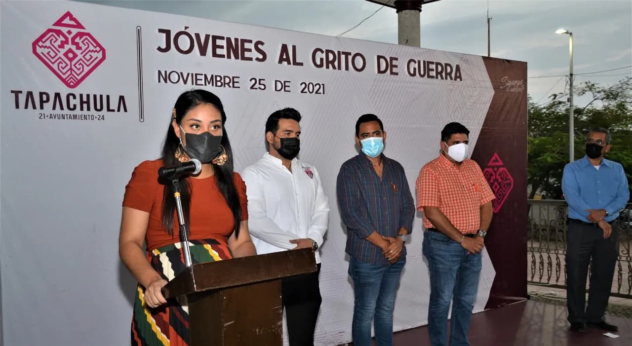 REALIZA AYUNTAMIENTO DE TAPACHULA CERTAMEN DE ORATORIA “JÓVENES AL GRITO DE GUERRA”