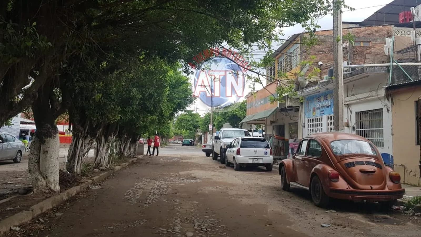 En una de las calles de Bonanza se roban un carro