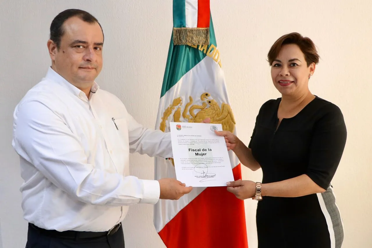 Nombra fiscal general a Xóchitl Villatoro Solórzano como fiscal de la Mujer