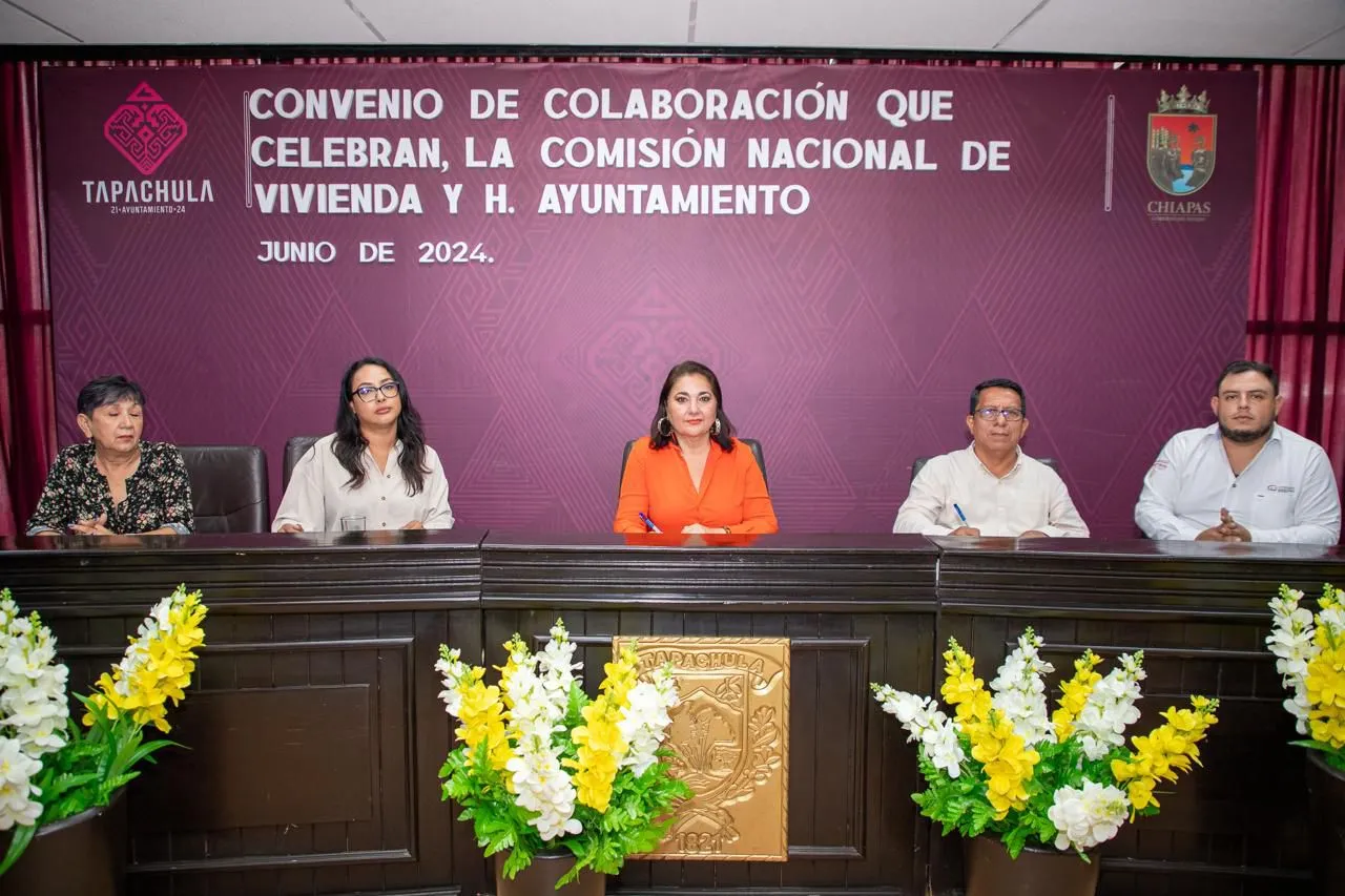 El Ayuntamiento de Tapachula firma convenio para apoyar a familias vulnerables