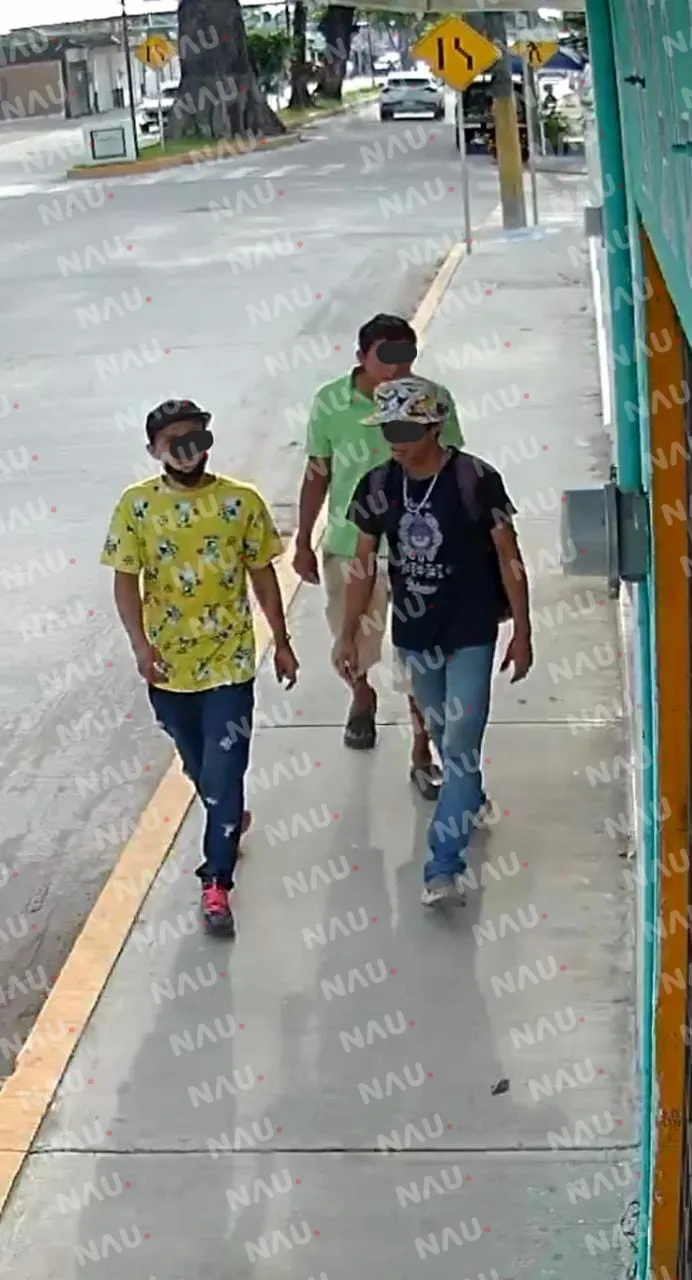 Los delincuentes fueron captados y exhibidos