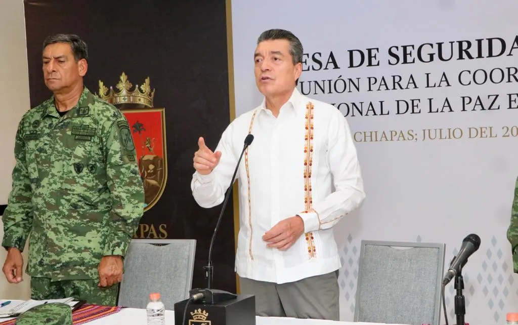 Desde Palenque destaca Rutilio Escandón saldo blanco en delitos de alto impacto