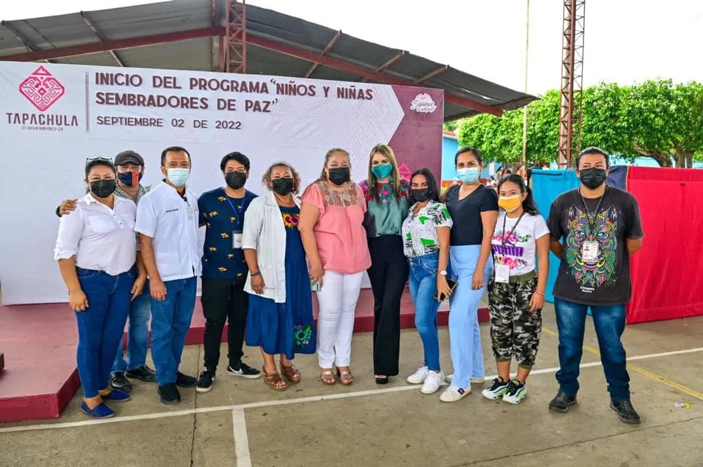ROSY URBINA PONE EN MARCHA EL PROGRAMA “NIÑOS Y NIÑAS SEMBRADORES DE PAZ”