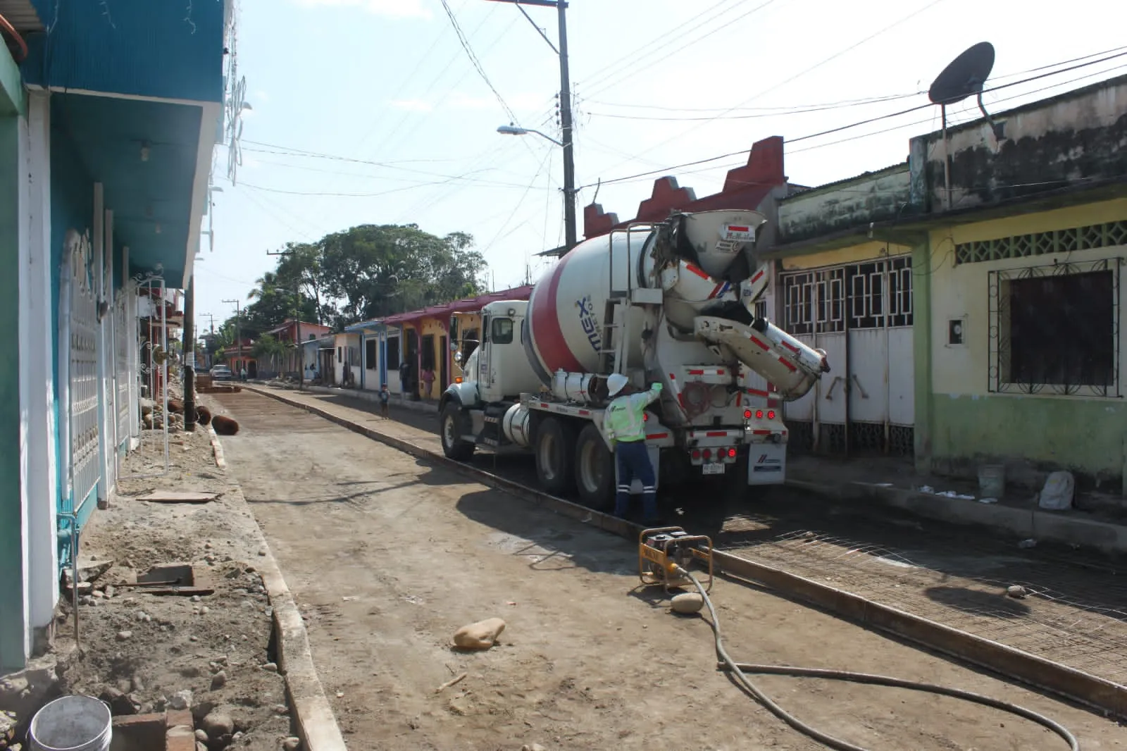 En la Calle Ocampo entre Av. Juárez y Av. Díaz en el Barrio San Juan el desarrollo es latente.