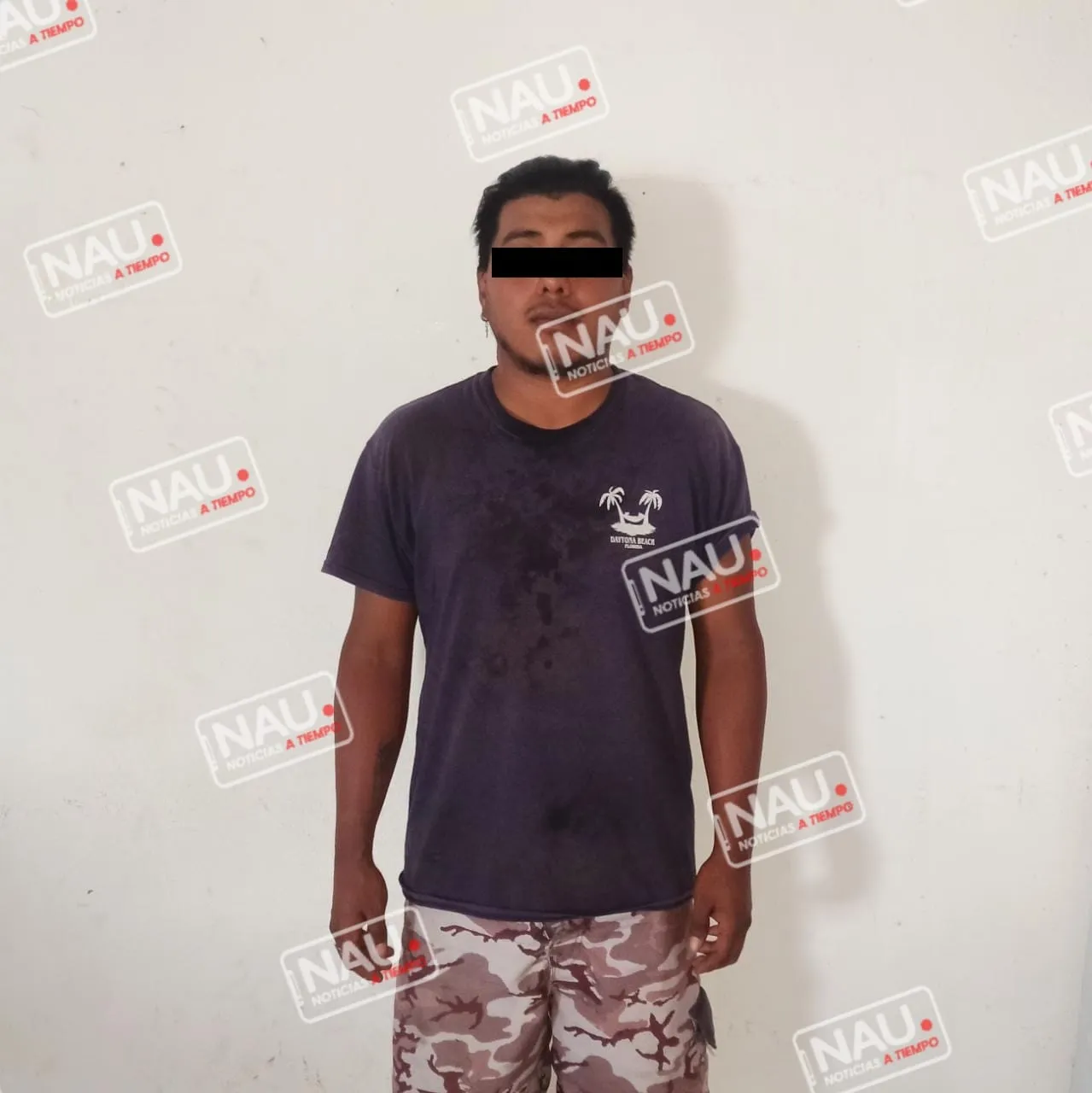 Detienen a presunto distribuidor de droga en Santo Domingo.