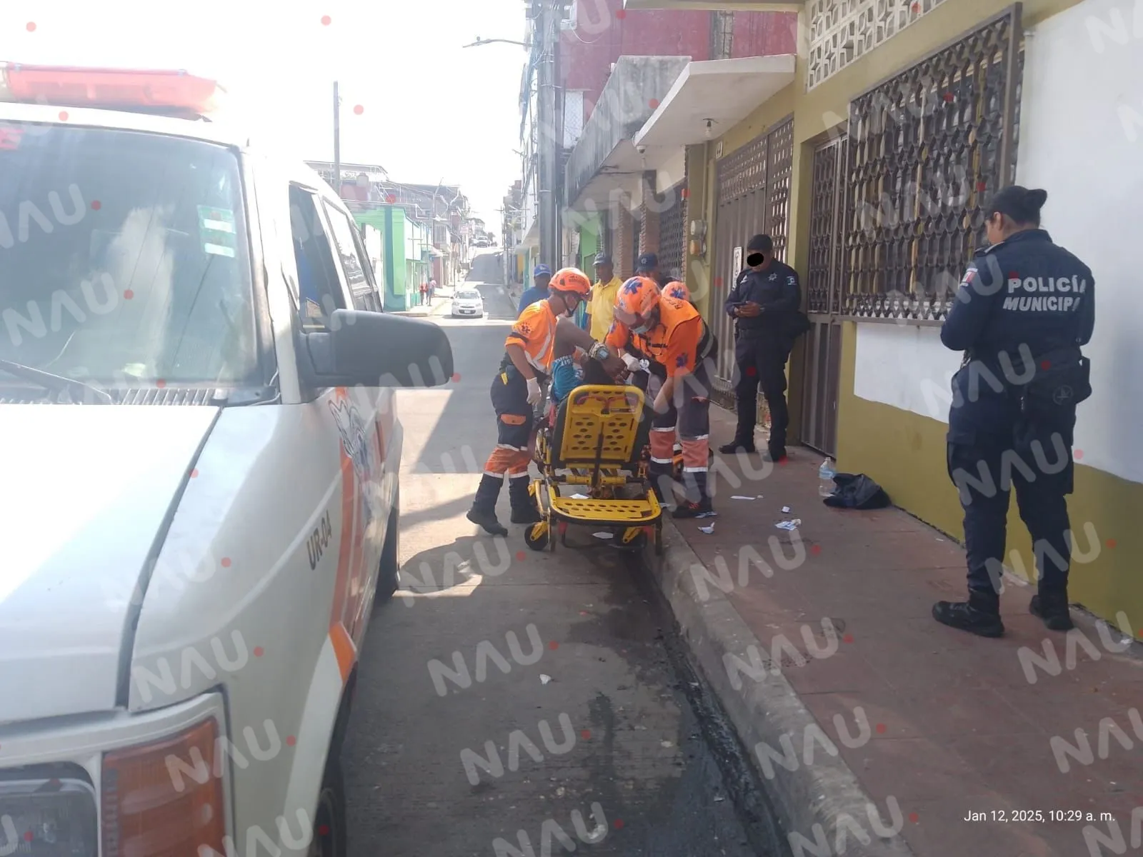 Persona lesionada por arma blanca en Tapachula, Chiapas