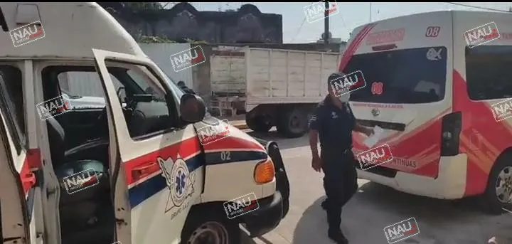 Atiende SAE a conductor de unidad de pasaje con taquicardia.