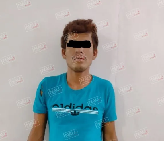 Detienen a sujeto con arma blanca