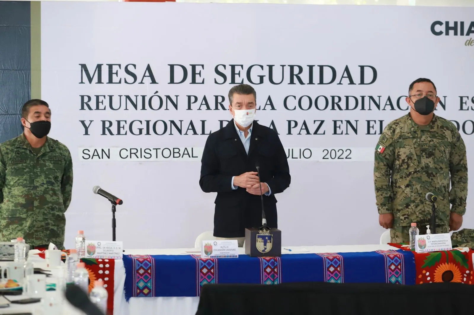 Rutilio Escandón llama a extremar precauciones y evitar situaciones de riesgo por lluvias