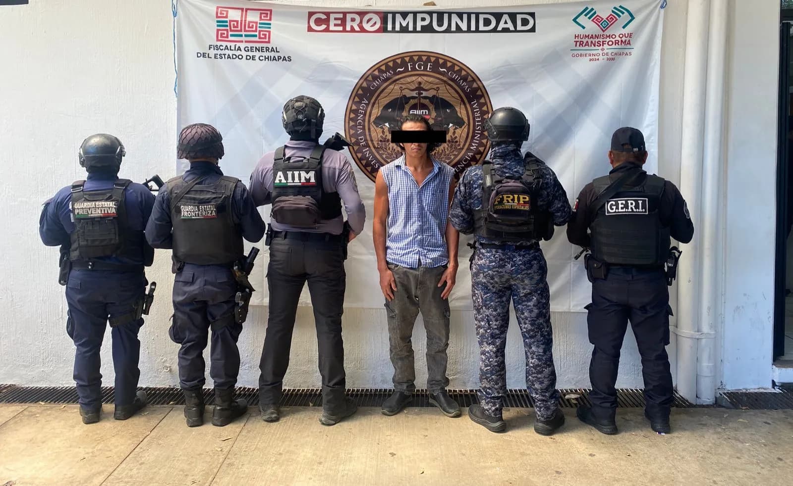 Detienen a extranjero por resistencia a la autoridad en Tapachula