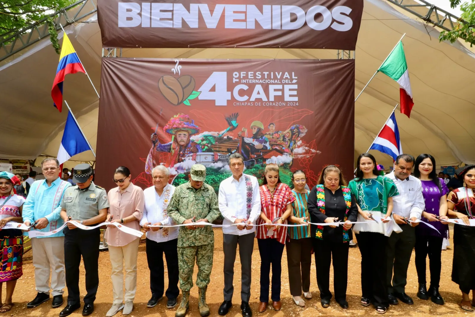 Rutilio Escandón inaugura el Cuarto Festival Internacional del Café “Chiapas de Corazón”