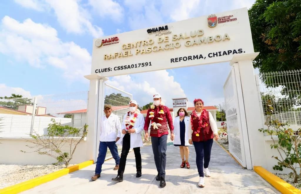 En Reforma, Rutilio Escandón inaugura la reconversión del Centro de Salud Rural “Rafael Pascacio Gamboa”