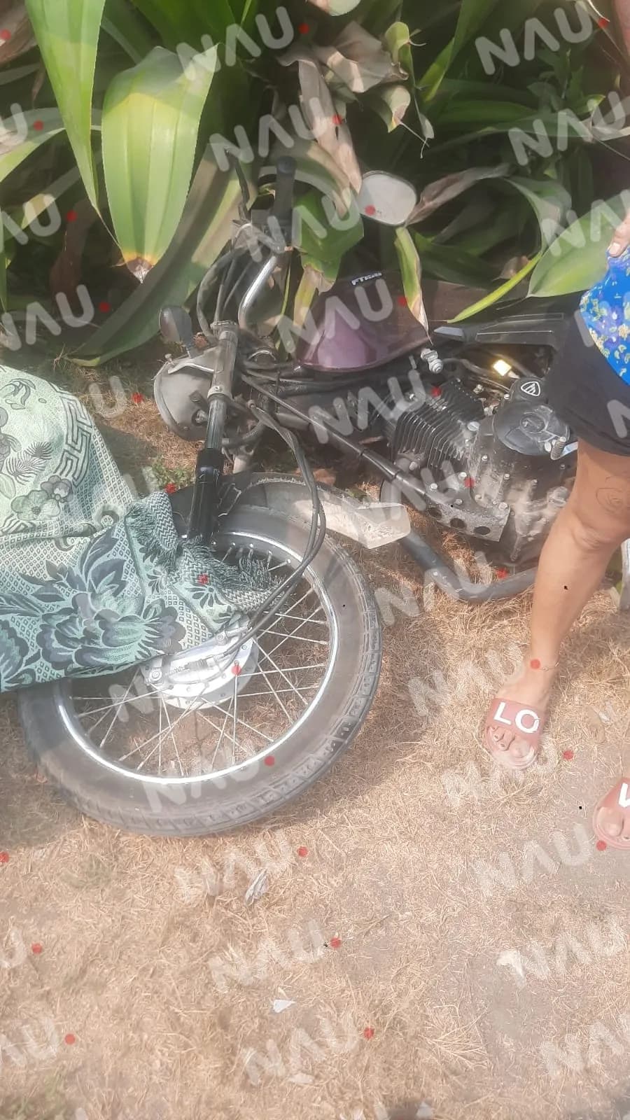 Muere al caer de su motocicleta en puerto Madero