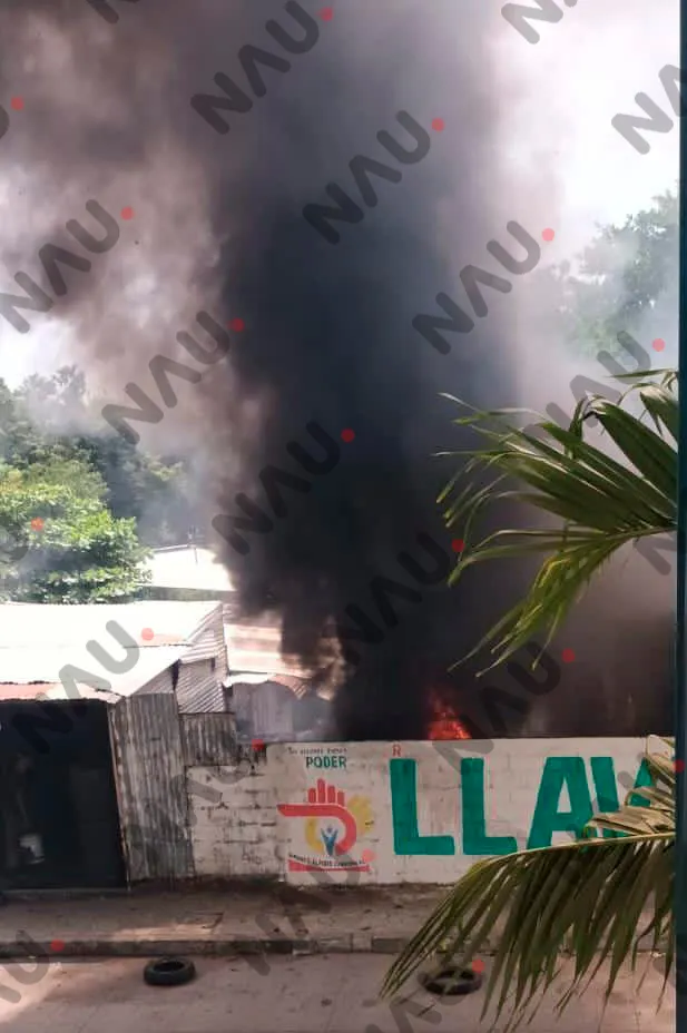 Le prendió fuego a un predio baldío
