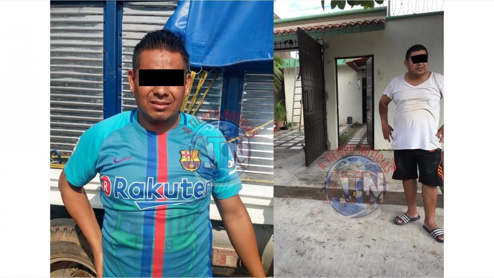Detienen a dos sujetos que robaban en una casa