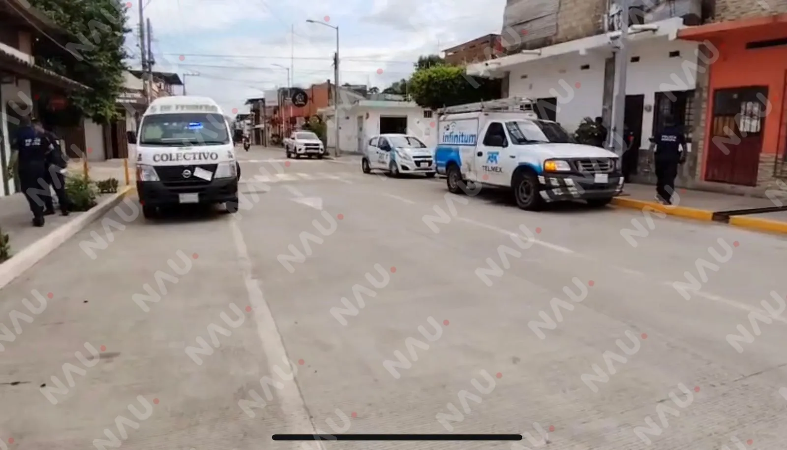 Roban cable disfrazados de técnicos de Telmex en pleno centro de Tapachula