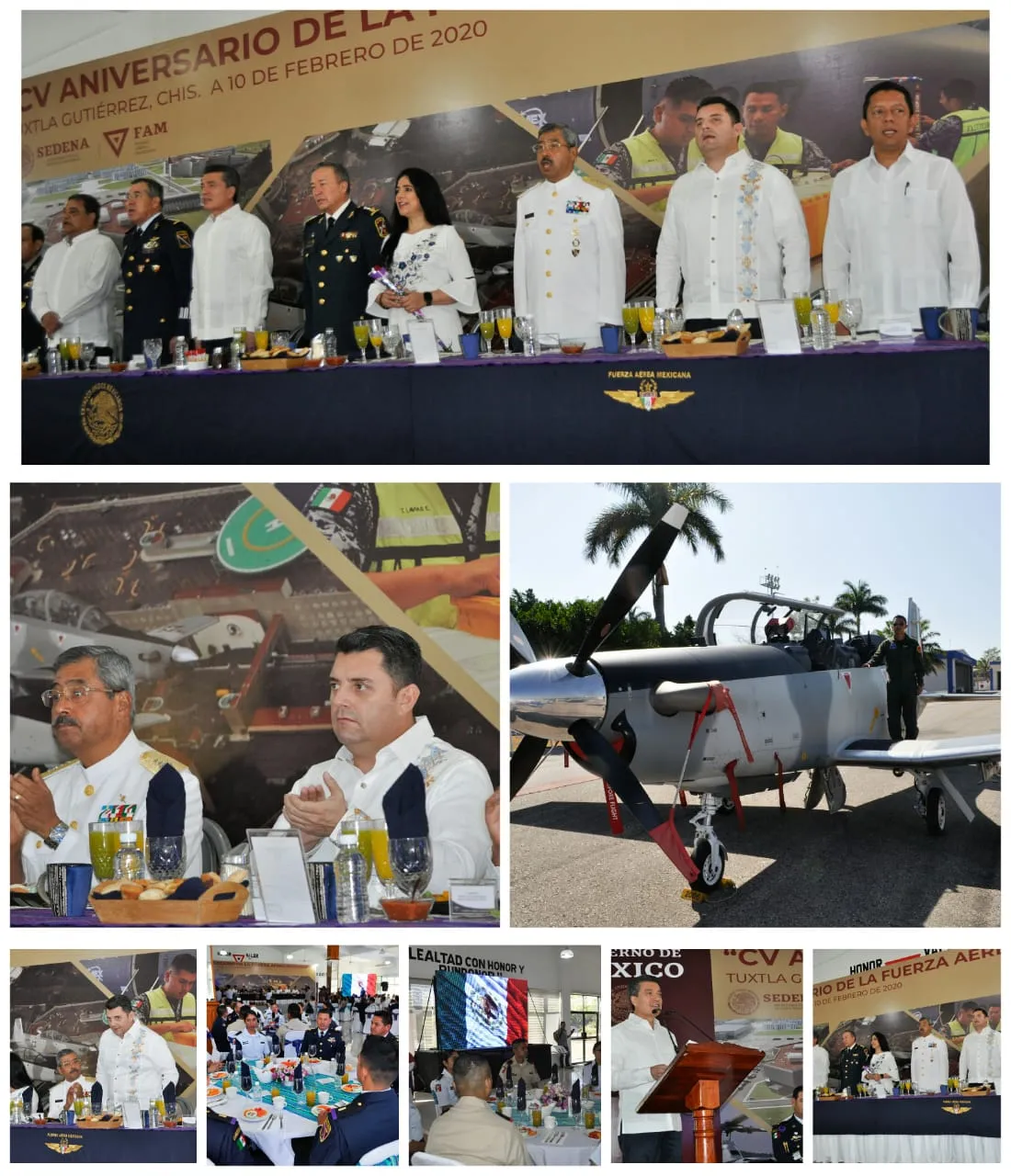 Destaca Alejandro Vila, aportación de la Fuerza Aérea al servicio de México