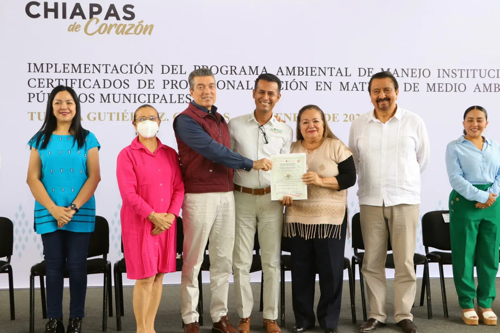 En Chiapas hacemos causa común para fortalecer el cuidado del ambiente: Rutilio Escandón