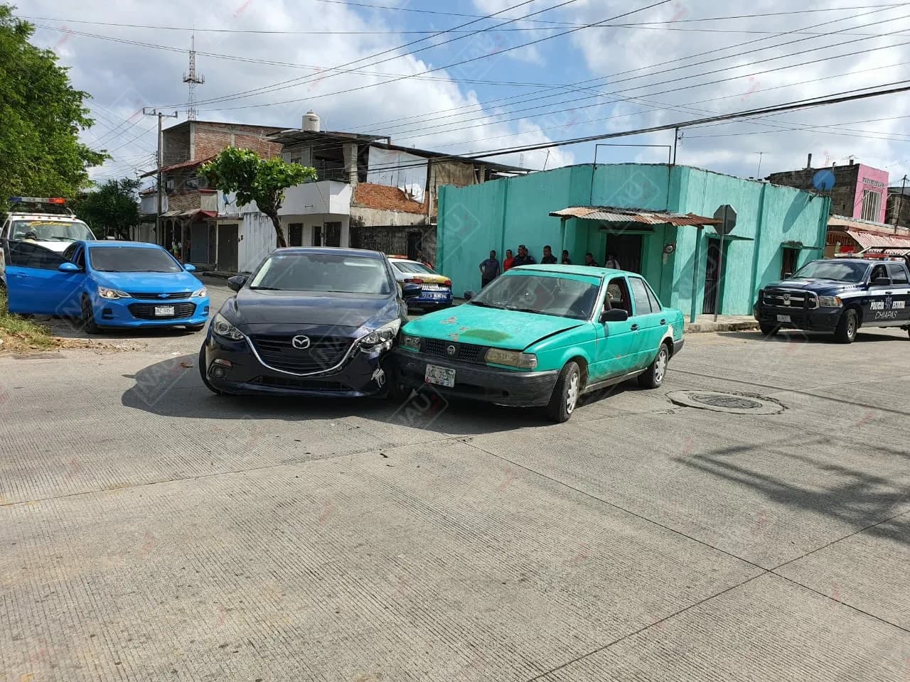 Solo daños en accidente