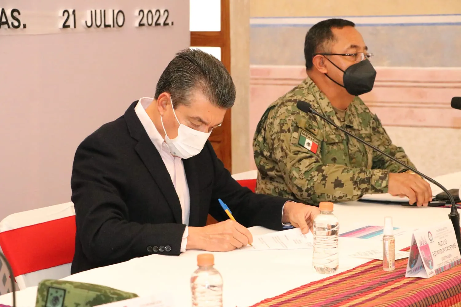 Atender recomendaciones preventivas ante arribo de tormenta tropical No. 15, pide Rutilio Escandón