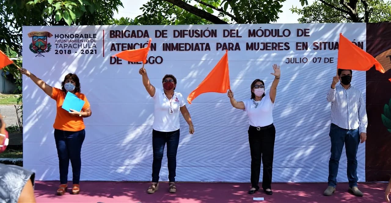 INICIARON LAS BRIGADAS DE DIFUSIÓN DEL MÓDULO DE ATENCIÓN A MUJERES PARA EVITAR LA VIOLENCIA DE GÉNERO