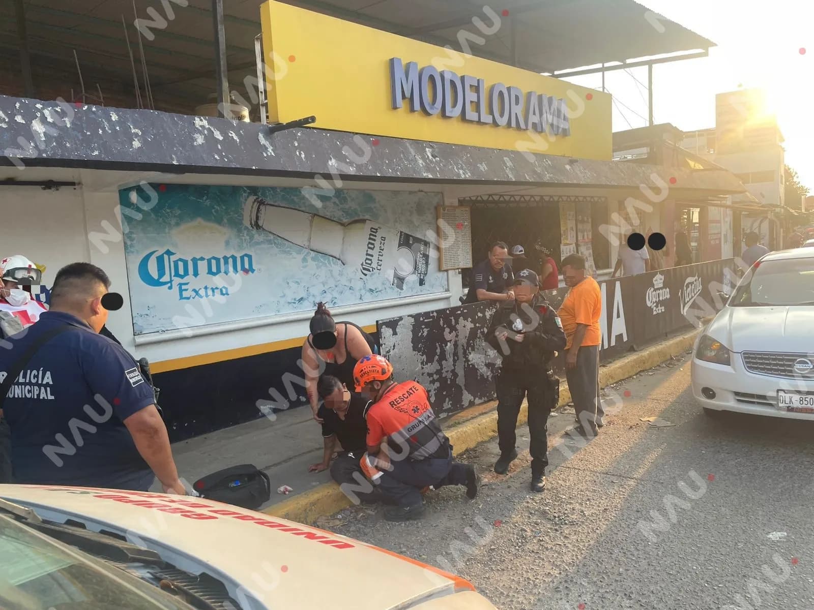 HOMBRE RESULTA LESIONADO TRAS SER ARROLLADO EN EL BOULEVARD AKISHINO