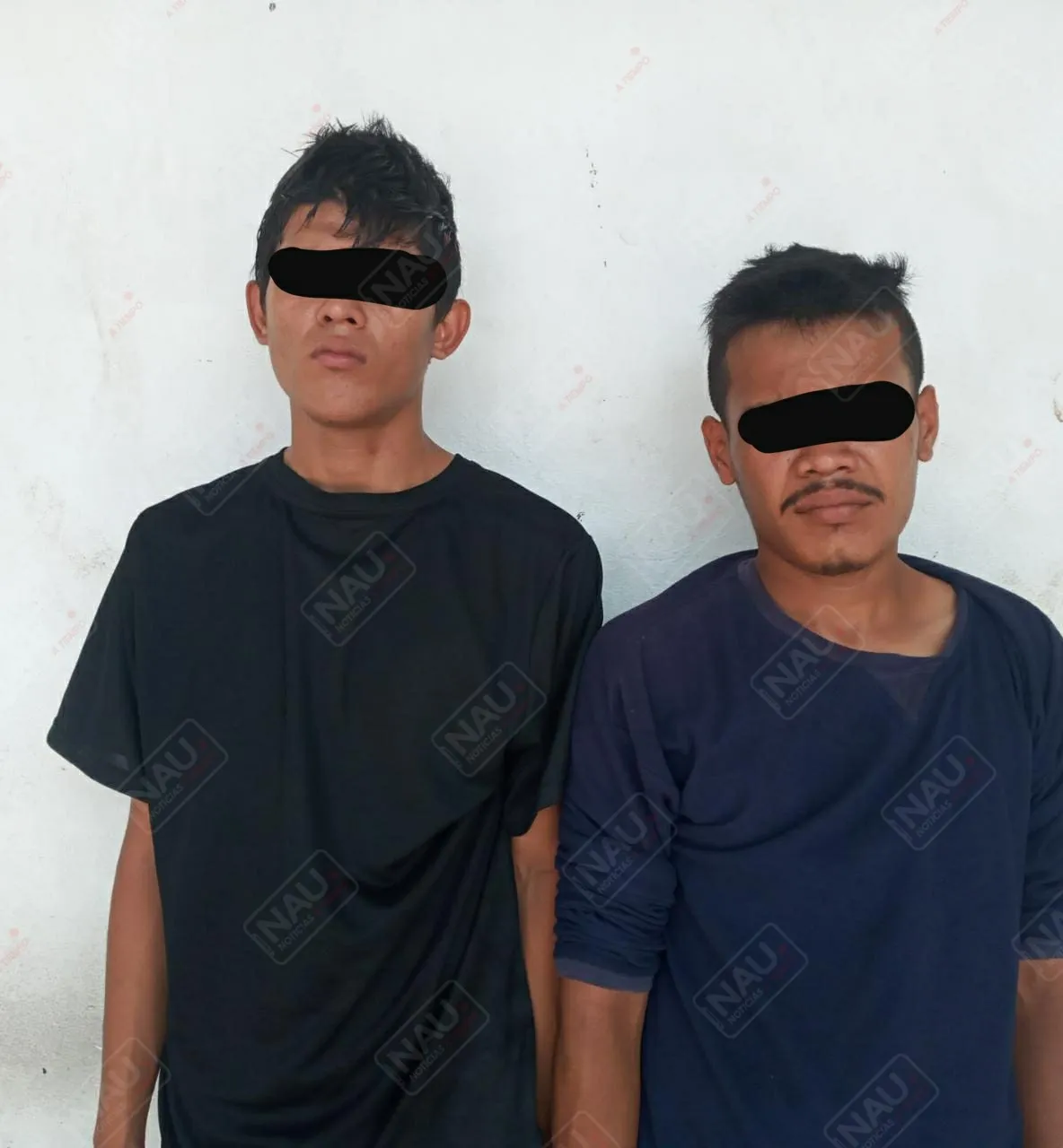 Dos presuntos asaltantes detenidos en la Colonia Morelos