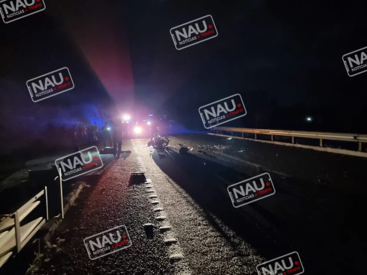 Un muerto y 4 lesionados deja choque de dos motocicletas.
