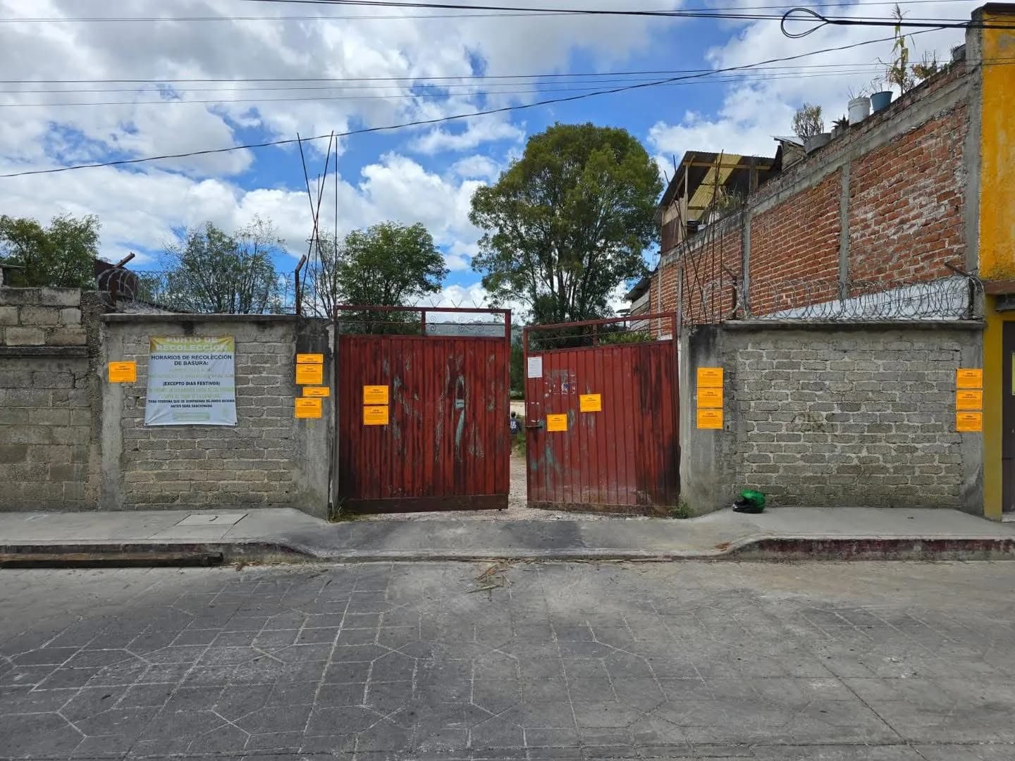 Clausura Dirección de Planeación y Desarrollo Urbano actividades de lotificación en San Cristóbal