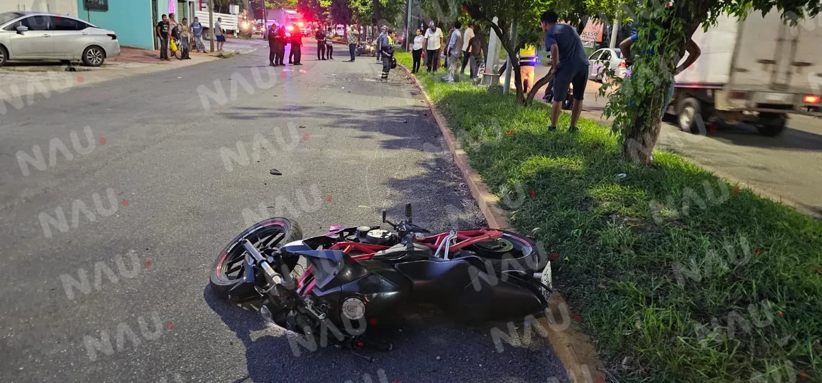 Accidente en Tapachula deja a dos personas lesionadas