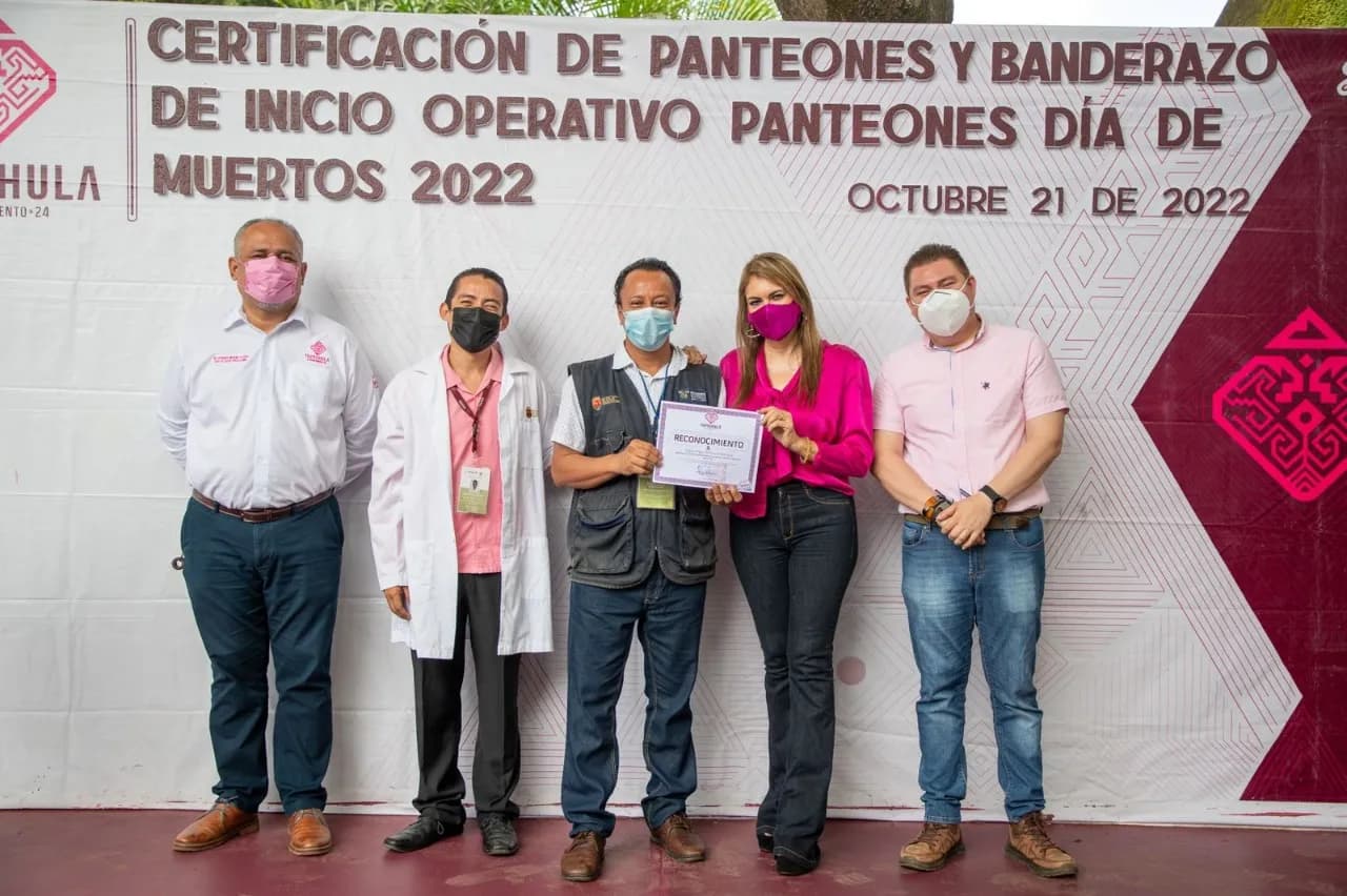 SECRETARÍA DE SALUD CERTIFICA A PANTEONES DE TAPACHULA COMO ENTORNOS SALUDABLES